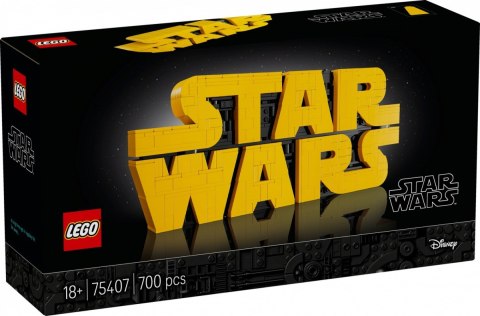 Klocki Star Wars 75407 Logo Star Wars zbudowane z klocków LEGO Klocki Star Wars 75407 Logo Star Wars zbudowane z klocków LEGO