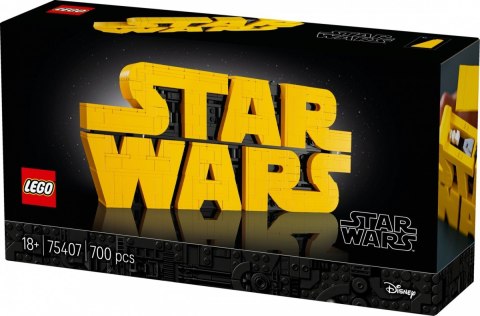 Klocki Star Wars 75407 Logo Star Wars zbudowane z klocków LEGO Klocki Star Wars 75407 Logo Star Wars zbudowane z klocków LEGO