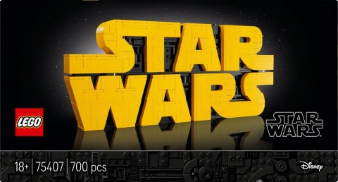 Klocki Star Wars 75407 Logo Star Wars zbudowane z klocków LEGO Klocki Star Wars 75407 Logo Star Wars zbudowane z klocków LEGO