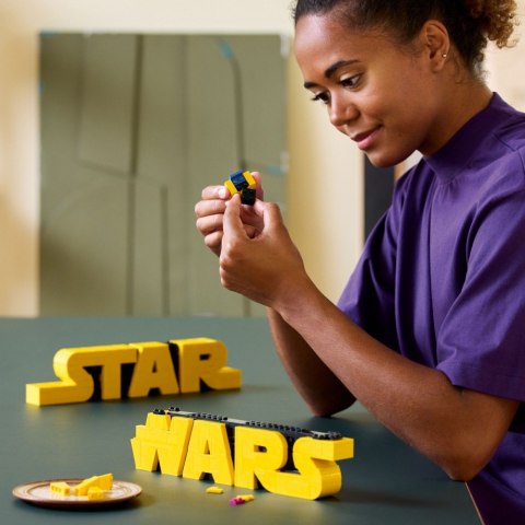 Klocki Star Wars 75407 Logo Star Wars zbudowane z klocków LEGO Klocki Star Wars 75407 Logo Star Wars zbudowane z klocków LEGO