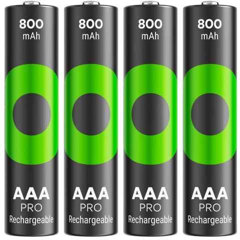 Akumulatorki R03/AAA Ni-MH 800mAh blister 4szt. GP RECYKO PRO GP Battery Akumulatorki R03/AAA Ni-MH 800mAh blister 4szt. GP RECYKO PRO GP Battery