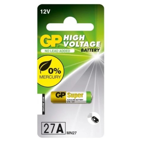 Bateria do pilota samochodowego GP 27A MN27 blister 1 szt. GP Battery Bateria do pilota samochodowego GP 27A MN27 blister 1 szt. GP Battery