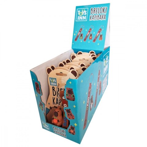 Breloki Kapibara mix Display 12 sztuk Stnux Breloki Kapibara mix Display 12 sztuk Stnux