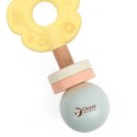 CLASSIC WORLD Drewniana Pastelowa Grzechotka Gryzak 2w1 Kwiatuszek Classic World