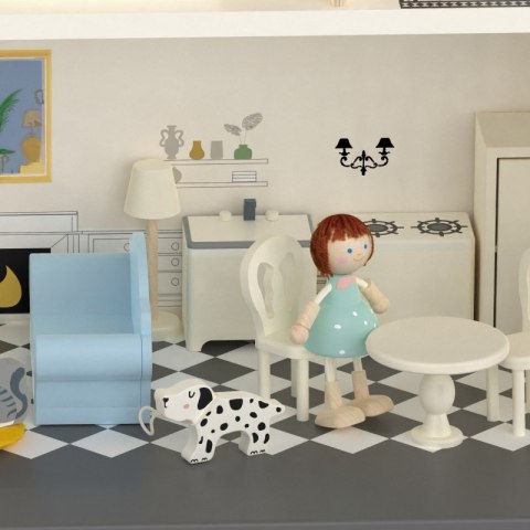 CLASSIC WORLD Drewniany Domek dla Lalek Vintage Classic World CLASSIC WORLD Drewniany Domek dla Lalek Vintage Classic World