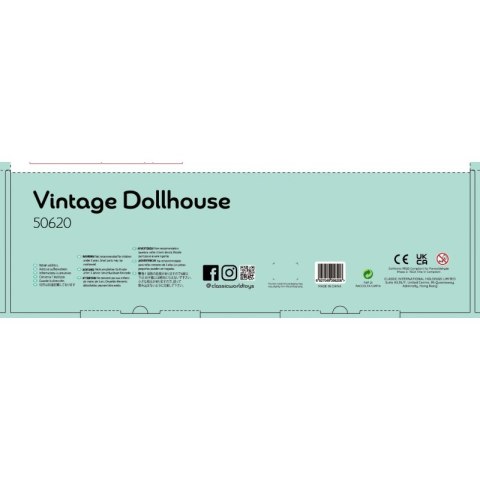 CLASSIC WORLD Drewniany Domek dla Lalek Vintage Classic World CLASSIC WORLD Drewniany Domek dla Lalek Vintage Classic World