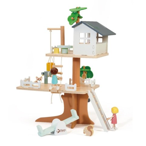 CLASSIC WORLD Drewniany Domek na Drzewie dla Lalek 31 el. Classic World CLASSIC WORLD Drewniany Domek na Drzewie dla Lalek 31 el. Classic World