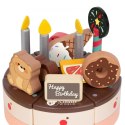 CLASSIC WORLD Drewniany Tort Urodzinowy do Krojenia 19el. Classic World