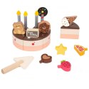 CLASSIC WORLD Drewniany Tort Urodzinowy do Krojenia 19el. Classic World