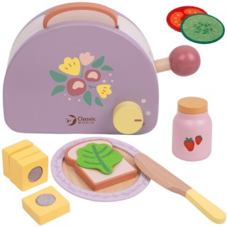 CLASSIC WORLD Drewniany Toster Śniadaniowy z Akcesoriami 13 el. Classic World