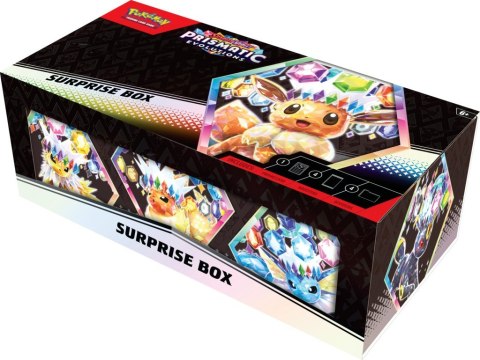 Karty TCG: Scarlet & Violet - Prismatic Evolutions - Surprise Box Collection Pokemon TCG Karty TCG: Scarlet & Violet - Prismatic Evolutions - Surprise Box Collection Pokemon TCG