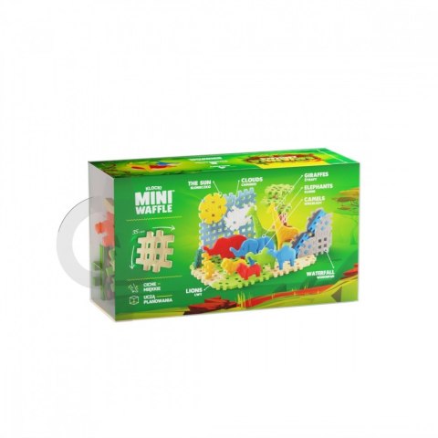 Klocki Mini Waffle - Animals Savanna 50 elementów Marioinex Klocki Mini Waffle - Animals Savanna 50 elementów Marioinex