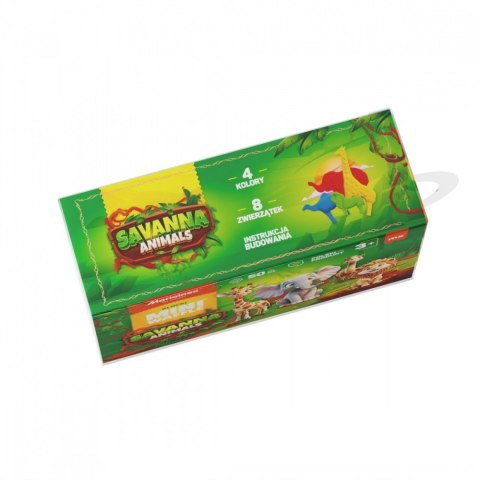Klocki Mini Waffle - Animals Savanna 50 elementów Marioinex Klocki Mini Waffle - Animals Savanna 50 elementów Marioinex