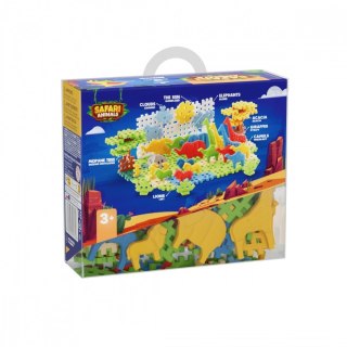 Klocki Mini Waffle - Zwierzęta Safari 100 elementów Marioinex