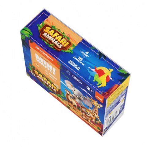 Klocki Mini Waffle - Zwierzęta Safari 100 elementów Marioinex Klocki Mini Waffle - Zwierzęta Safari 100 elementów Marioinex