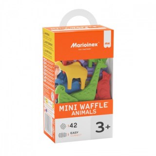 Klocki Waffle Mini - Zwierzęta 42 elementy Marioinex