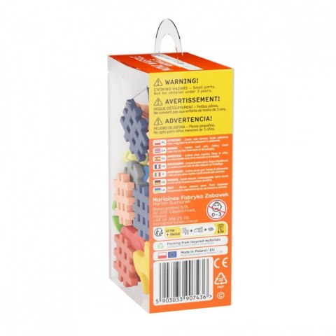Klocki Waffle Mini - Zwierzęta 42 elementy Marioinex Klocki Waffle Mini - Zwierzęta 42 elementy Marioinex