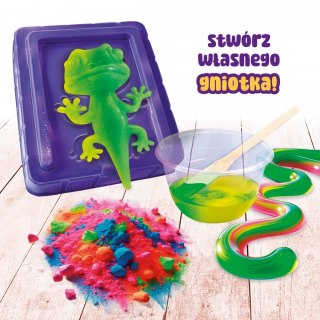 Zestaw Slumi Science - Gniotek Kameleon Lisciani