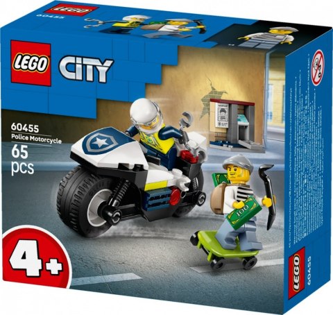 Klocki City 60455 Pościg na motocyklu policyjnym LEGO Klocki City 60455 Pościg na motocyklu policyjnym LEGO