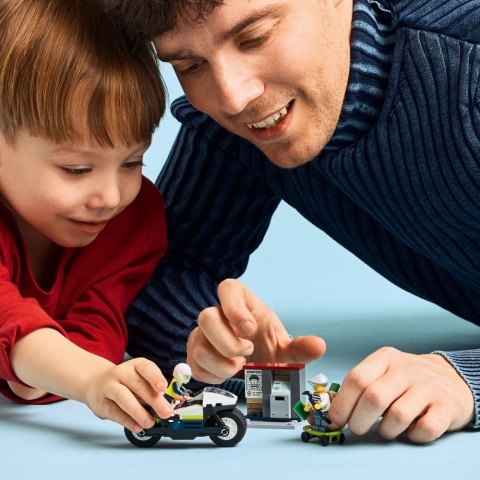 Klocki City 60455 Pościg na motocyklu policyjnym LEGO Klocki City 60455 Pościg na motocyklu policyjnym LEGO