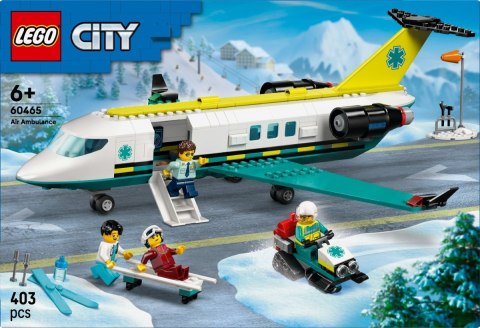 Klocki City 60465 Samolot pogotowia ratunkowego LEGO Klocki City 60465 Samolot pogotowia ratunkowego LEGO