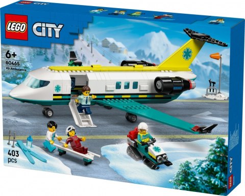 Klocki City 60465 Samolot pogotowia ratunkowego LEGO Klocki City 60465 Samolot pogotowia ratunkowego LEGO