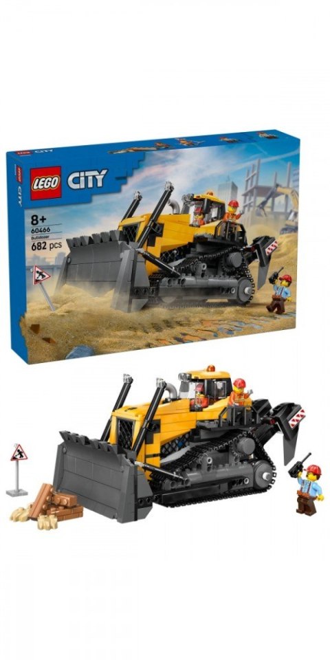 Klocki City 60466 Żółty buldożer z ładowarką LEGO Klocki City 60466 Żółty buldożer z ładowarką LEGO