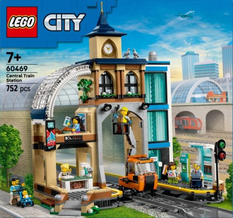 Klocki City 60469 Centralny dworzec kolejowy LEGO Klocki City 60469 Centralny dworzec kolejowy LEGO