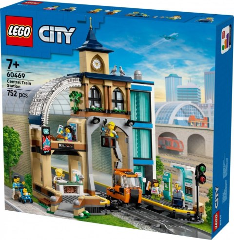 Klocki City 60469 Centralny dworzec kolejowy LEGO Klocki City 60469 Centralny dworzec kolejowy LEGO