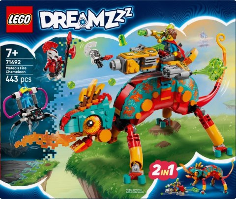 Klocki DREAMZzz 71492 Ognisty kameleon Mateo LEGO Klocki DREAMZzz 71492 Ognisty kameleon Mateo LEGO