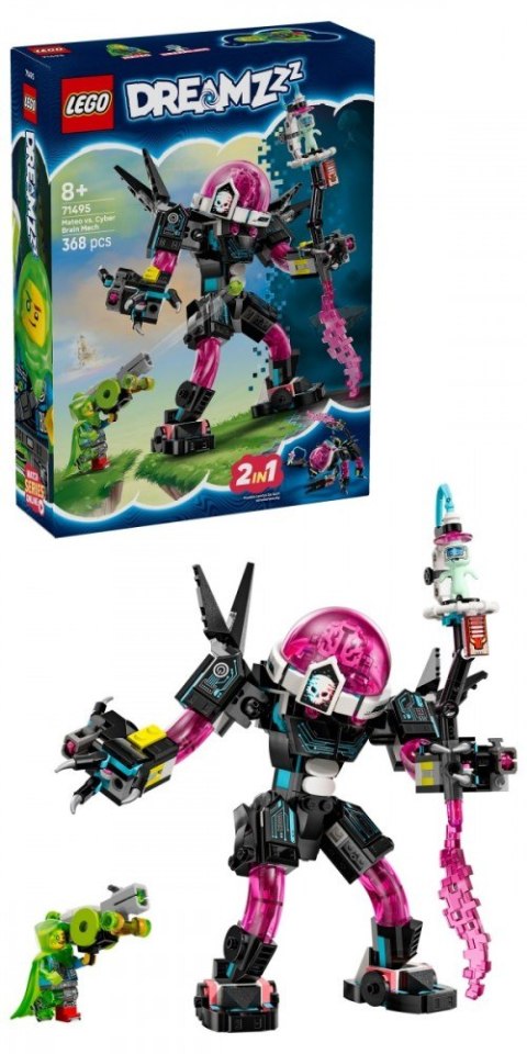 Klocki DREAMZzz 71495 Mateo kontra mech Cybermózgowca LEGO Klocki DREAMZzz 71495 Mateo kontra mech Cybermózgowca LEGO