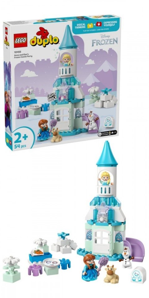 Klocki DUPLO Disney 10455 Przyjęcie w lodowym zamku Anny i Elzy LEGO Klocki DUPLO Disney 10455 Przyjęcie w lodowym zamku Anny i Elzy LEGO