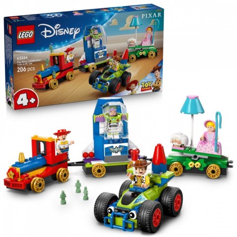 Klocki Disney 43264 Toy Story - Okolicznościowy pociąg i Pan Sterowany LEGO Klocki Disney 43264 Toy Story - Okolicznościowy pociąg i Pan Sterowany LEGO