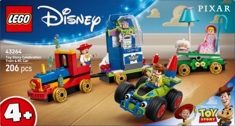 Klocki Disney 43264 Toy Story - Okolicznościowy pociąg i Pan Sterowany LEGO Klocki Disney 43264 Toy Story - Okolicznościowy pociąg i Pan Sterowany LEGO