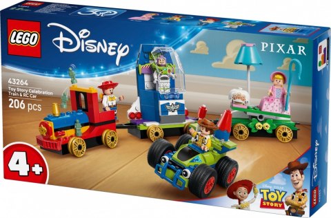 Klocki Disney 43264 Toy Story - Okolicznościowy pociąg i Pan Sterowany LEGO Klocki Disney 43264 Toy Story - Okolicznościowy pociąg i Pan Sterowany LEGO
