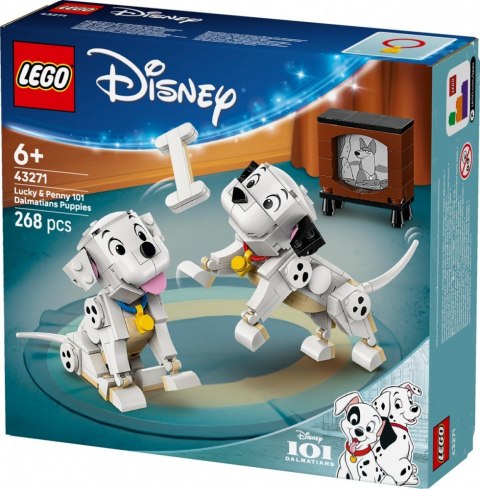 Klocki Disney 43271 101 dalmatyńczyków - Szczeniaczki Szczęściarz i Penny LEGO Klocki Disney 43271 101 dalmatyńczyków - Szczeniaczki Szczęściarz i Penny LEGO