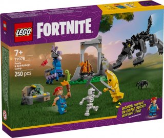 Klocki Fortnite 77075 Skórek i Iskra oraz obóz LEGO