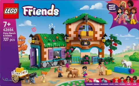 Klocki Friends 42654 Ranczo kucyków i stajnia LEGO