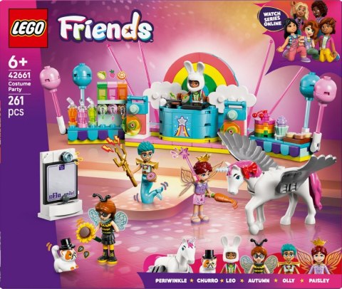 Klocki Friends 42661 Bal przebierańców z jednorożcem i wróżką LEGO Klocki Friends 42661 Bal przebierańców z jednorożcem i wróżką LEGO