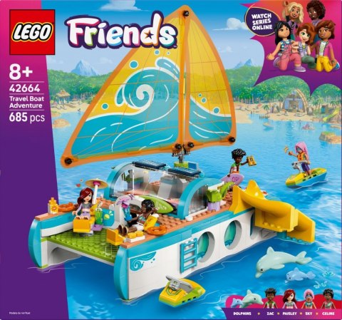 Klocki Friends 42664 Przygoda na łodzi LEGO Klocki Friends 42664 Przygoda na łodzi LEGO