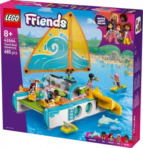 Klocki Friends 42664 Przygoda na łodzi LEGO Klocki Friends 42664 Przygoda na łodzi LEGO