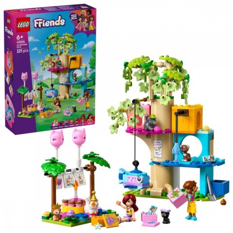 Klocki Friends 42666 Kocie przyjęcie urodzinowe i domek na drzewie LEGO Klocki Friends 42666 Kocie przyjęcie urodzinowe i domek na drzewie LEGO