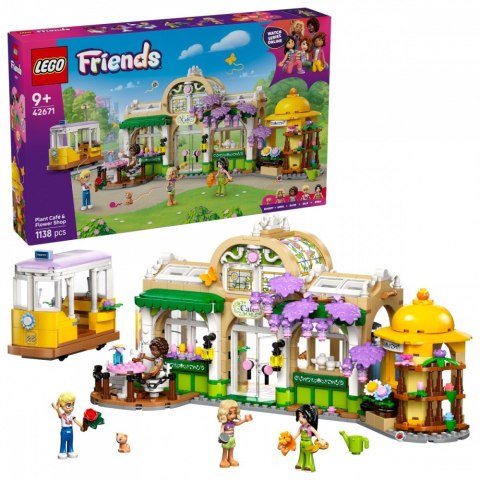 Klocki Friends 42671 Zielona kawiarnia i kwiaciarnia LEGO Klocki Friends 42671 Zielona kawiarnia i kwiaciarnia LEGO