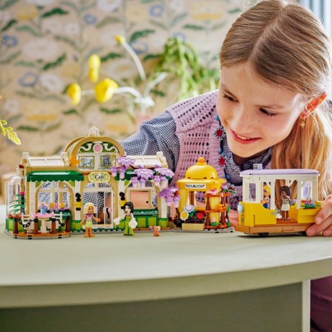 Klocki Friends 42671 Zielona kawiarnia i kwiaciarnia LEGO Klocki Friends 42671 Zielona kawiarnia i kwiaciarnia LEGO