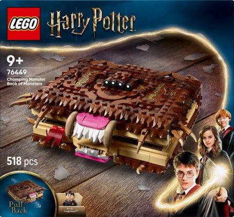 Klocki Harry Potter 76449 Potworna księga potworów z zębami LEGO Klocki Harry Potter 76449 Potworna księga potworów z zębami LEGO
