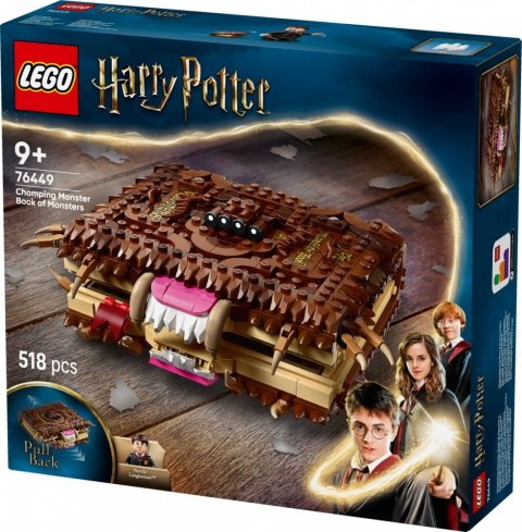 Klocki Harry Potter 76449 Potworna księga potworów z zębami LEGO Klocki Harry Potter 76449 Potworna księga potworów z zębami LEGO