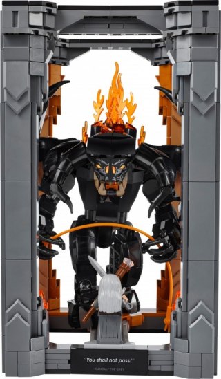 Klocki Icons 10367 Władca pierścieni: Book nook z Balrogiem LEGO