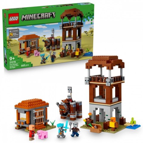 Klocki Minecraft 21278 Kryjówka rozbójników i dewastatorów LEGO Klocki Minecraft 21278 Kryjówka rozbójników i dewastatorów LEGO