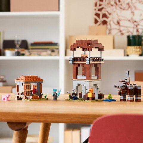Klocki Minecraft 21278 Kryjówka rozbójników i dewastatorów LEGO Klocki Minecraft 21278 Kryjówka rozbójników i dewastatorów LEGO