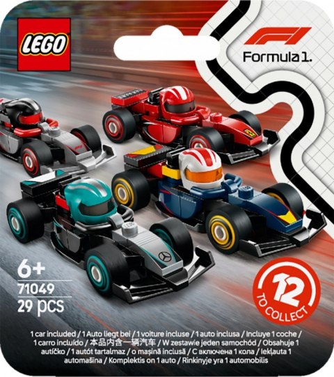 Klocki Minifigures 71049 Kolekcjonerski bolid F1 (display 36 sztuk) LEGO Klocki Minifigures 71049 Kolekcjonerski bolid F1 (display 36 sztuk) LEGO